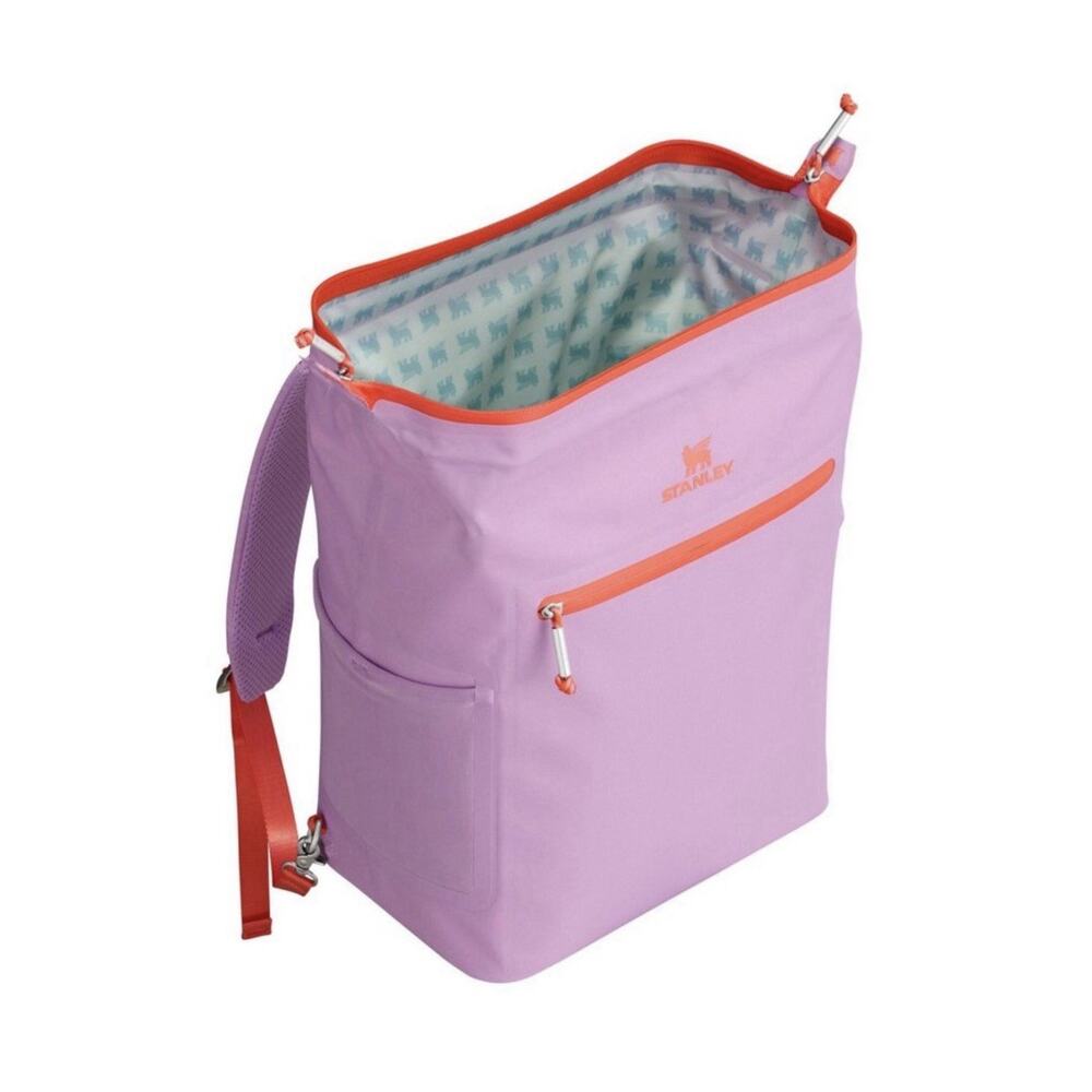 New Stanley All Day Madeleine Midi Cooler Backpack - 14 Liters - Lilac 217148 - Picture 3 of 10